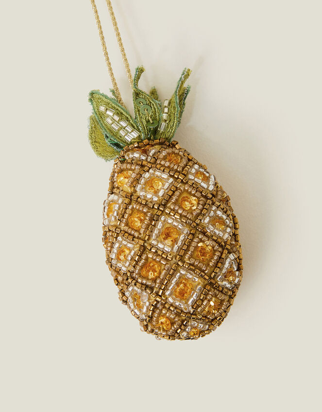 Embellished Pineapple Christmas Tree Decoration, , large
