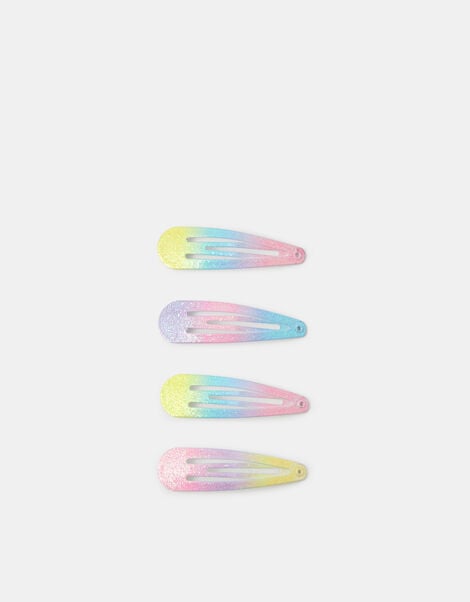 Girls Ombr&eacute; Glitter Hair Clips, , large