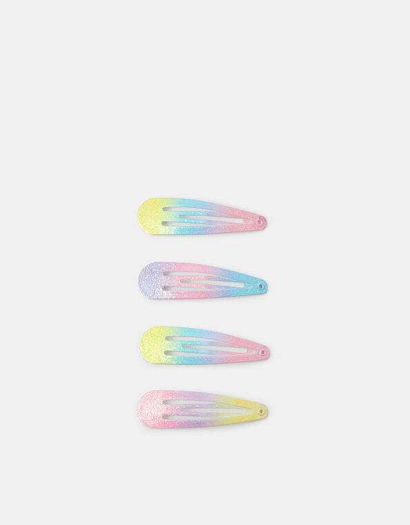Girls Ombr&eacute; Glitter Hair Clips, , large