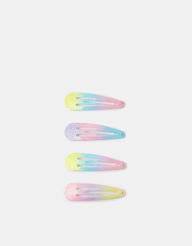 Girls Ombr&eacute; Glitter Hair Clips, , large