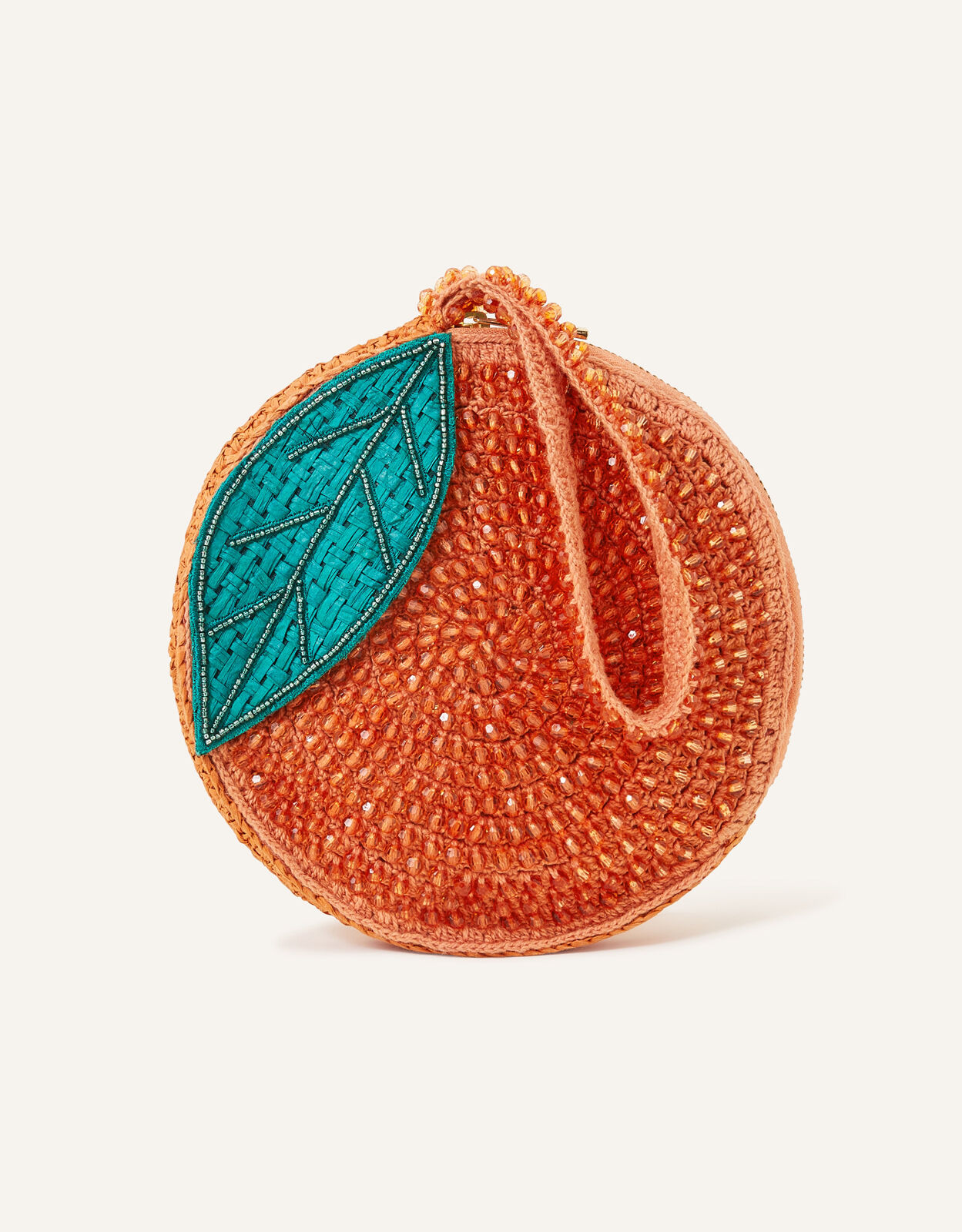 Orange fruit purse store