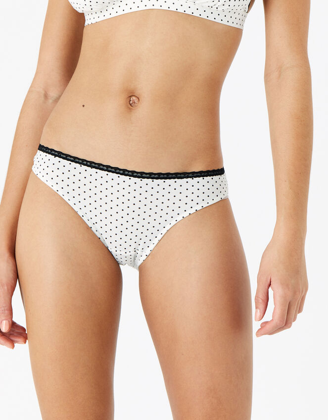 Polka Dot Briefs, Cream (CREAM), large