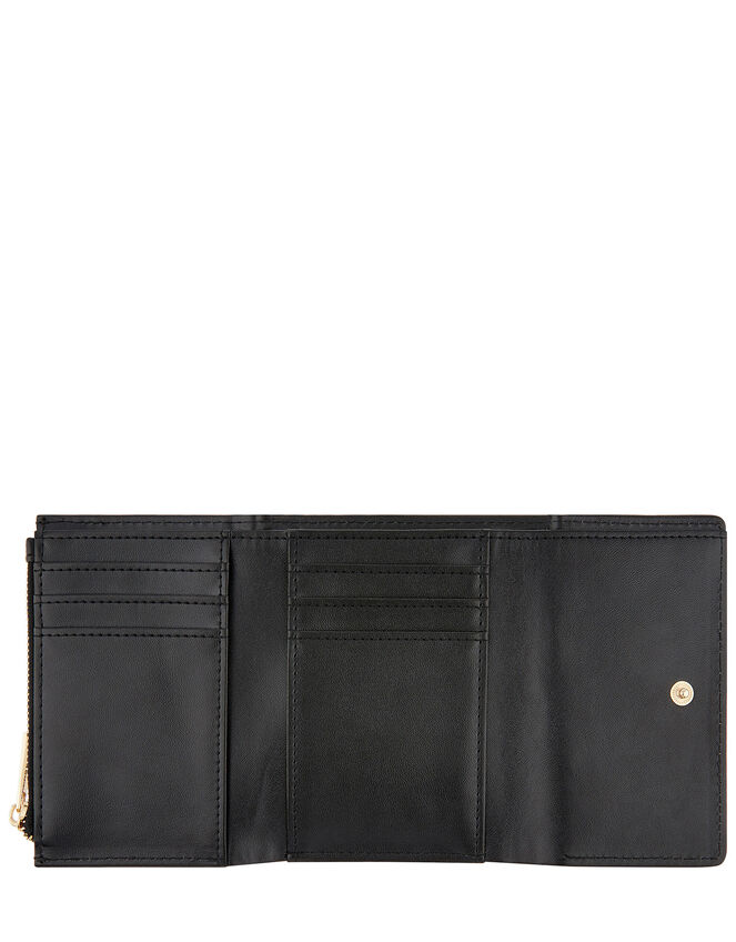 Reptile Tri-Fold Wallet, Black (BLACK), large