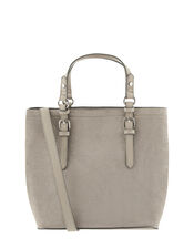 Betty Handheld Bucket Bag, Grey (GREY), large