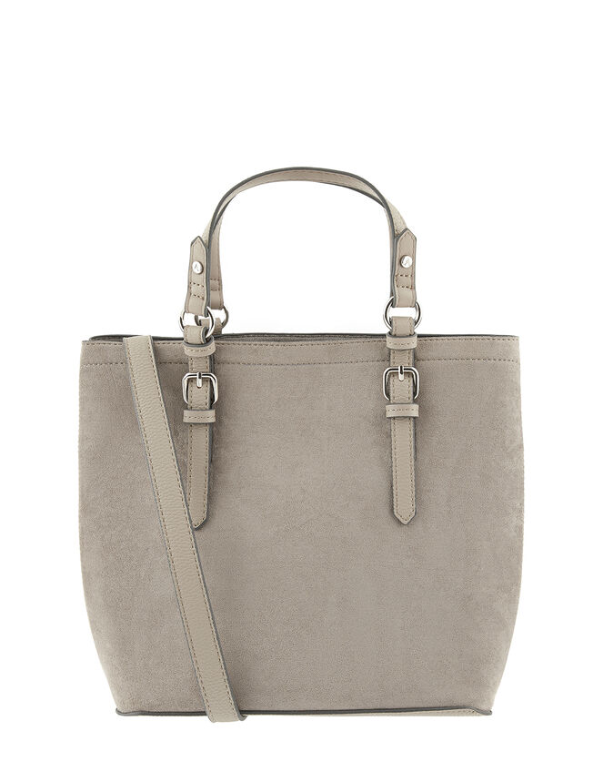 Betty Handheld Bucket Bag, Grey (GREY), large