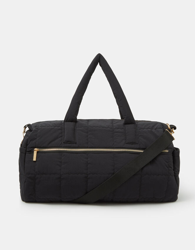 Quilted Weekend Bag, , large