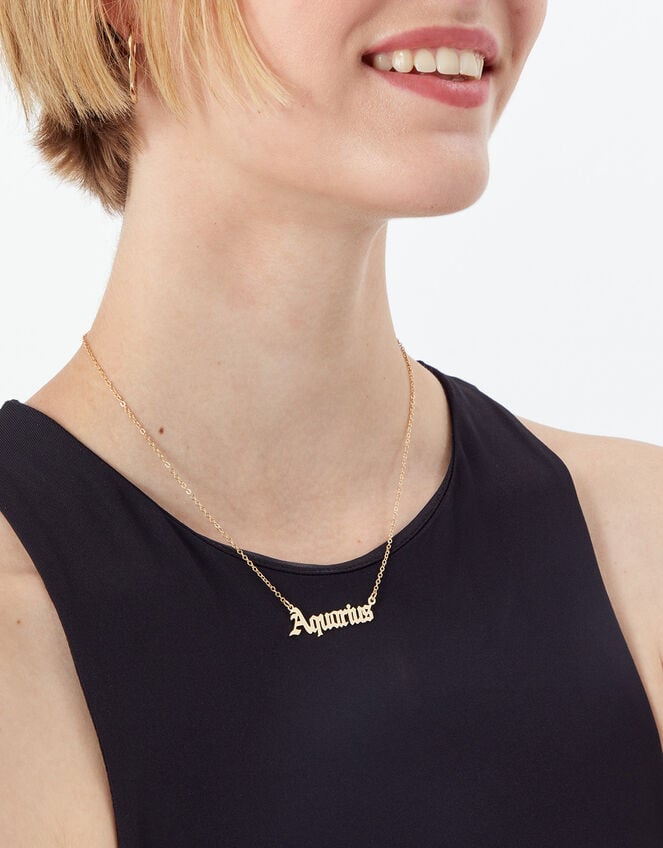 Constellation Pendant Necklace, Gold (GOLD), large