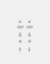 5-Pack Rocket Stud Earrings, , large