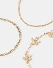 3-Pack Flower Station Bracelets, , large