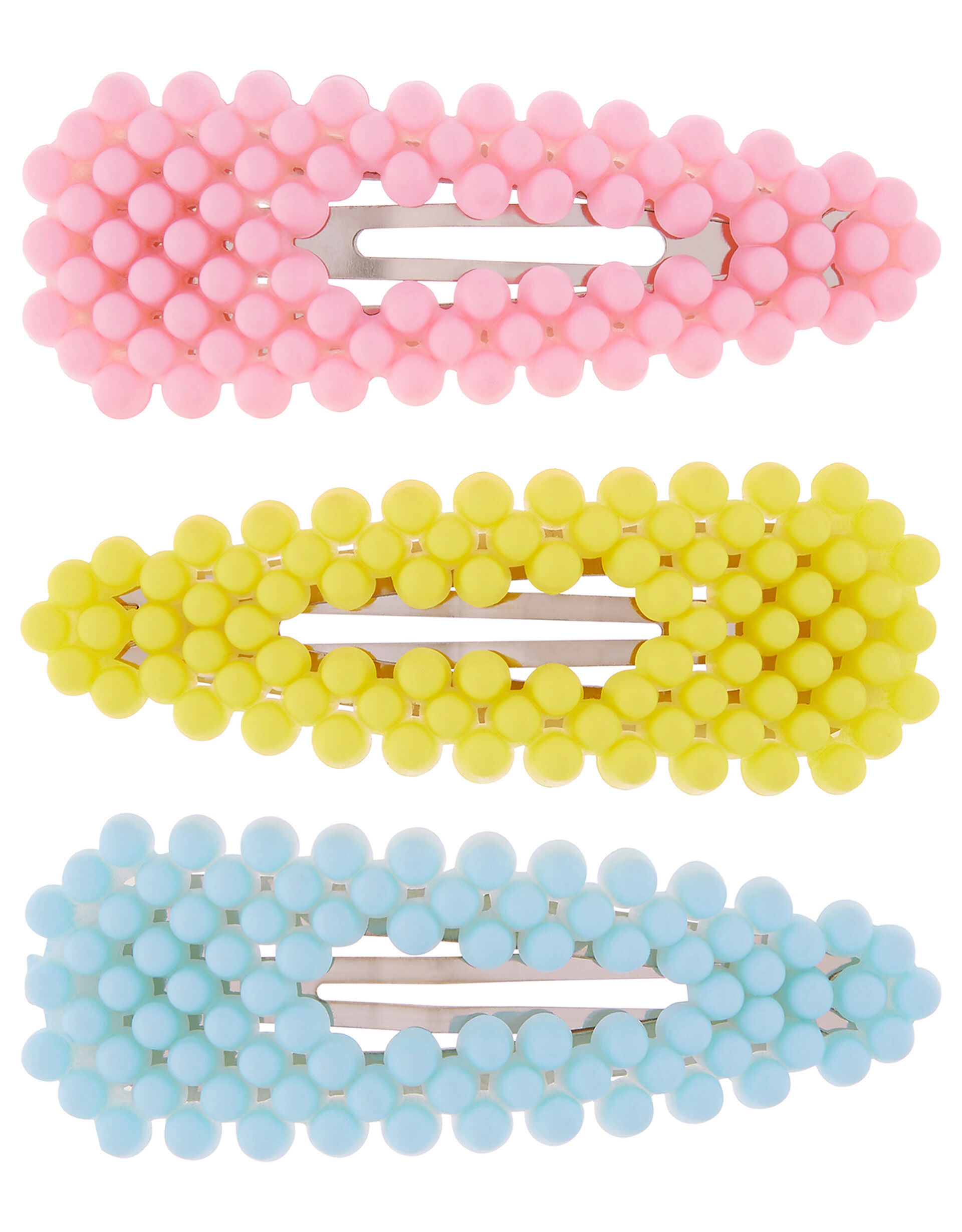 Bright Beaded Hair Clip Set Girls hair clips Accessorize UK
