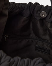 Nylon Quilted Shopper Bag, , large