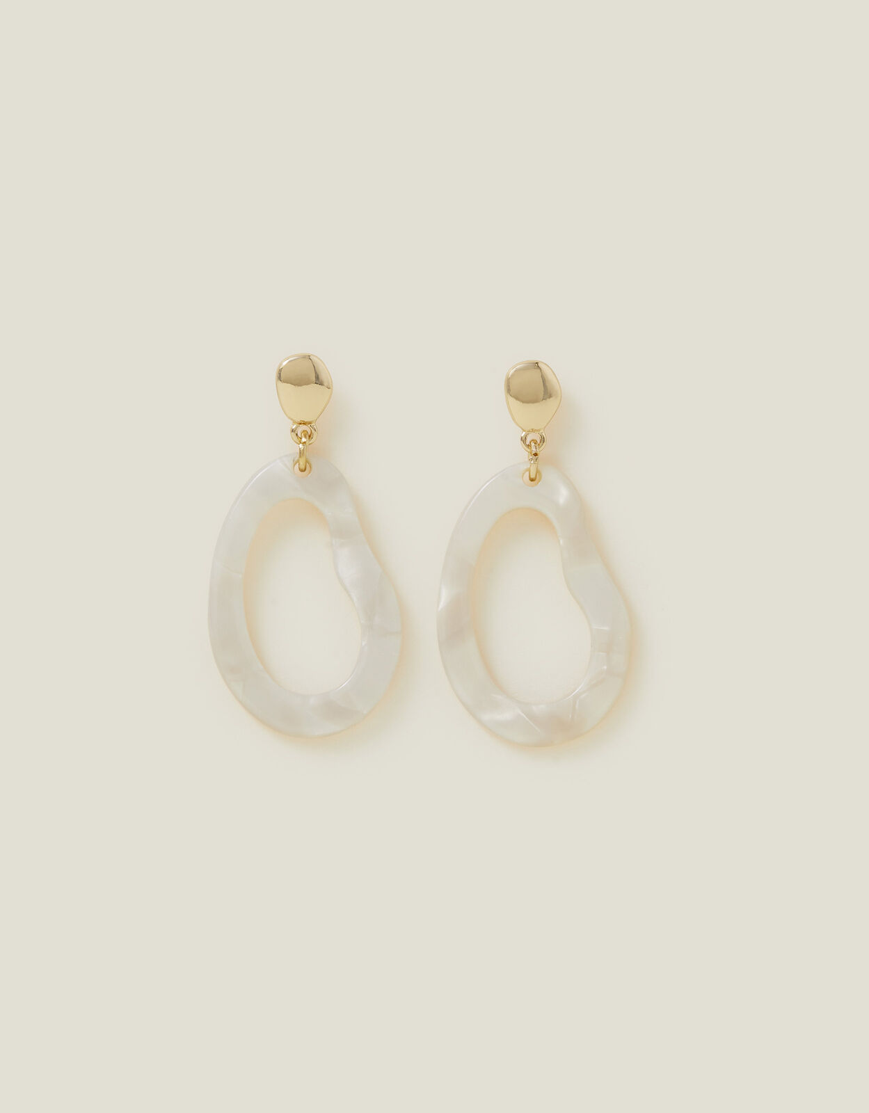 Resin sales drop earrings