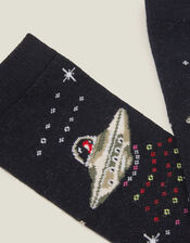 Spaceship Scene Socks, , large