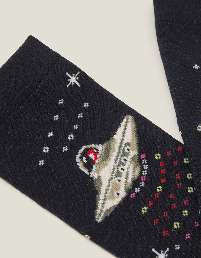 Spaceship Scene Socks, , large
