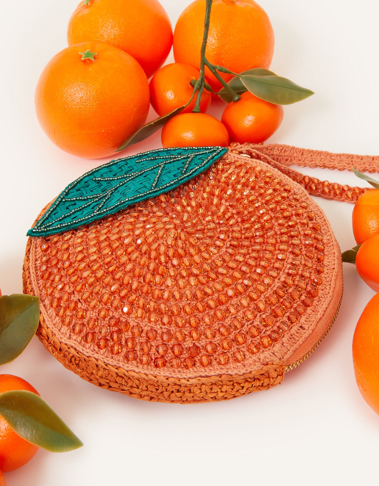 Accessorize orange bag discount