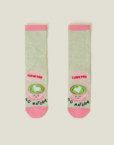 Love You So Matcha Socks, , large