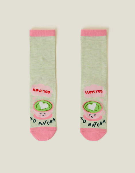 Love You So Matcha Socks, , large