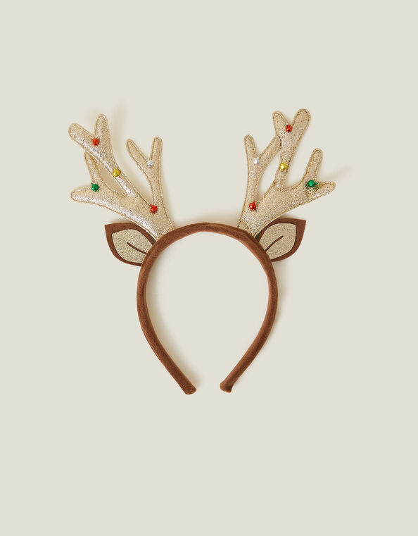 Glitter Antler Reindeer Headband , , large