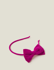 Girls Bow Headband, , large
