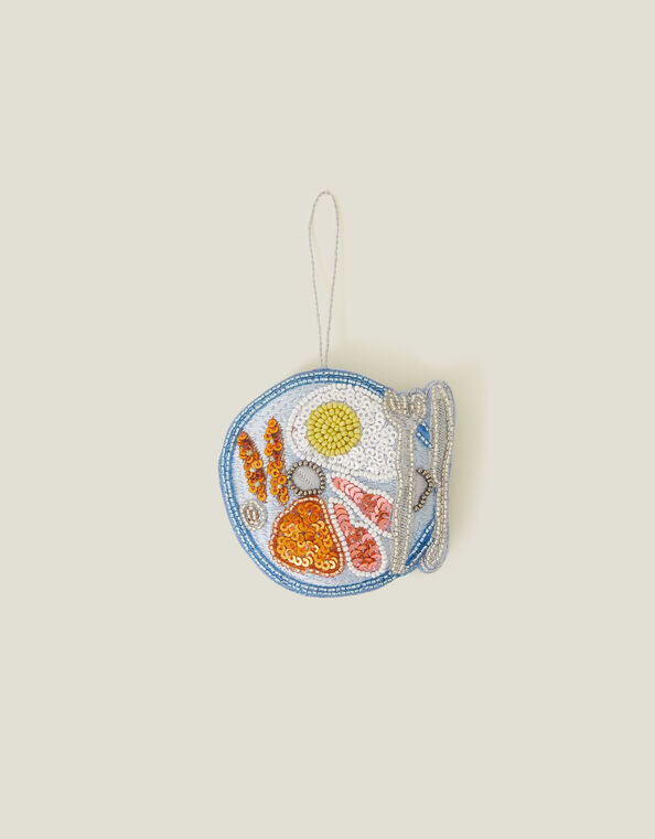 Full English Breakfast Hanging Decoration, , large