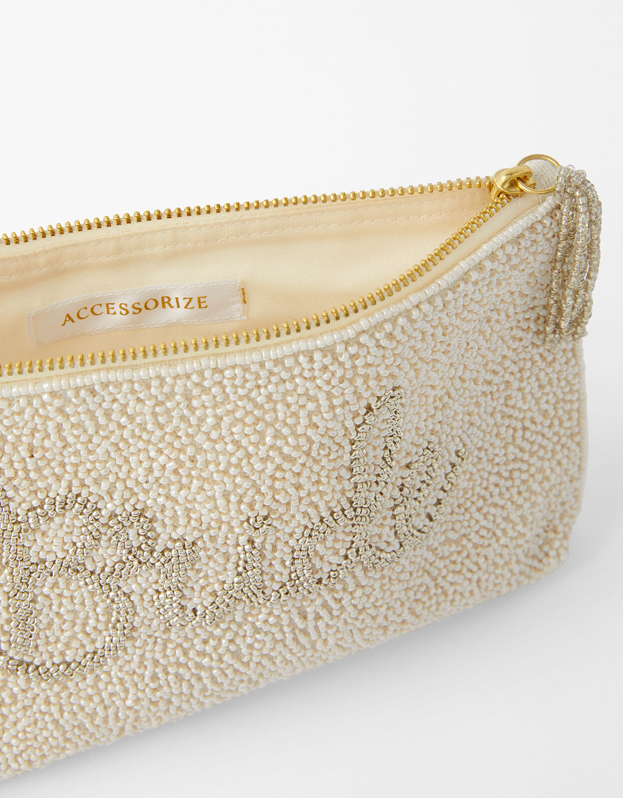 Bride Beaded Pouch Bag