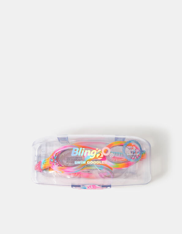 Bling2o Embellished Rainbow Swim Goggles, , large
