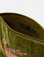 Sausage Dog Velvet Purse, , large