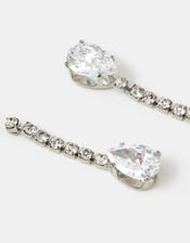 Crystal Teardrop Earrings, , large