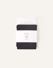 40 Denier Tights, Black (BLACK), large