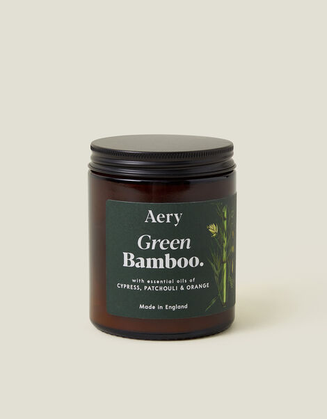 Aery Green Bamboo Jar Candle, , large