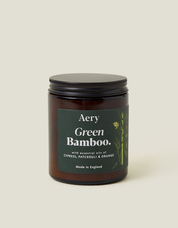 Aery Green Bamboo Jar Candle, , large
