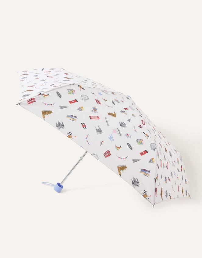London Print Umbrella, , large