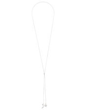 Platinum-Plated Celestial Long Necklace, , large
