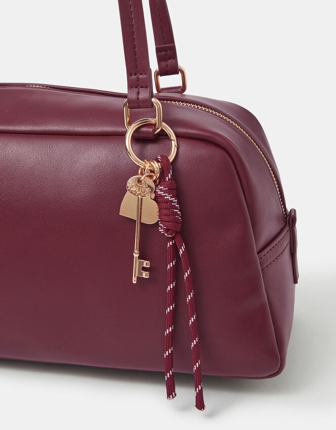 Accessorize x Good Manners Heart Charm Bowler Bag, , large