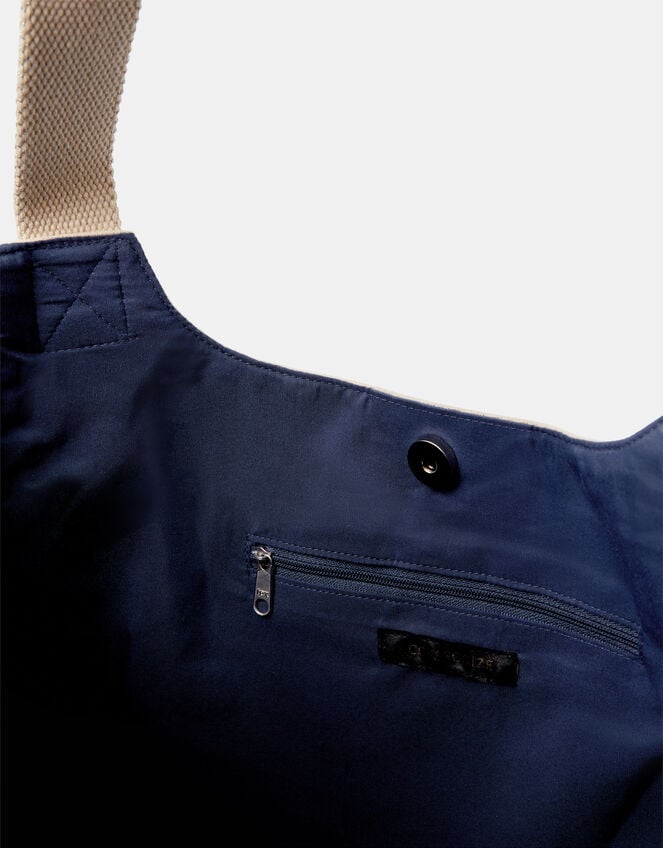 Celestial Embroidered Tote Bag, , large