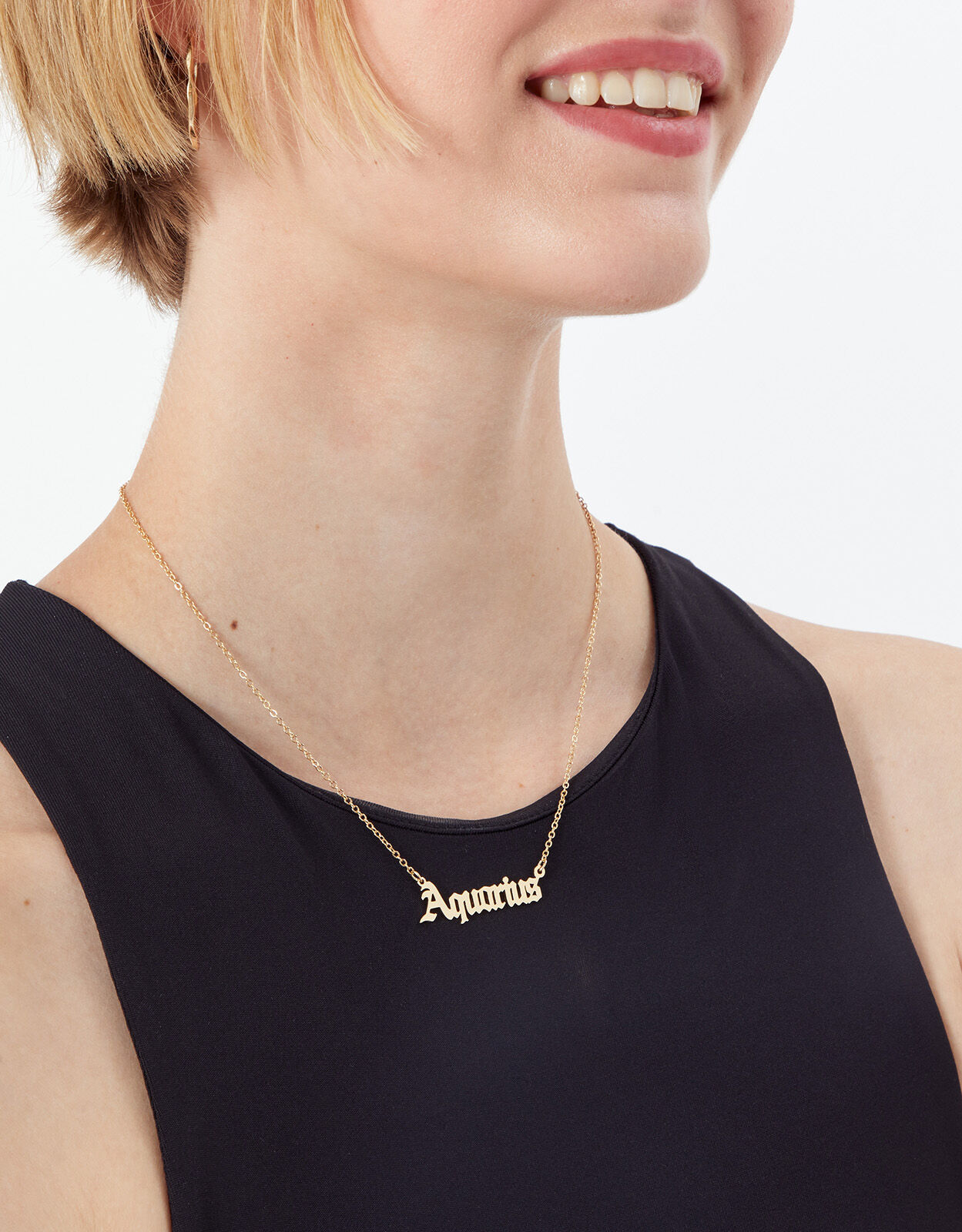 90s Flashback Star Sign Pendant 