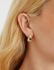 3-Pack Curve Drop Earrings Green, , large
