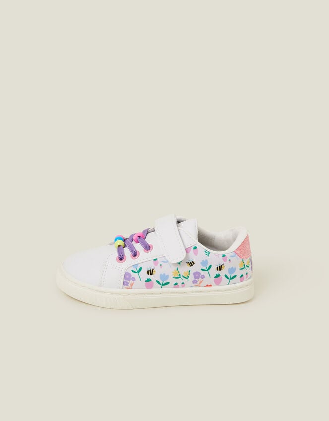 Girls Spring Garden Trainers, Multi (PASTEL MULTI), large