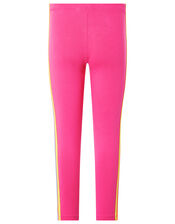 Rainbow Tape Jersey Leggings, Pink (PINK), large