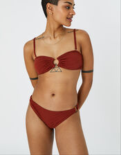 Texture Bikini Brief, Orange (RUST), large