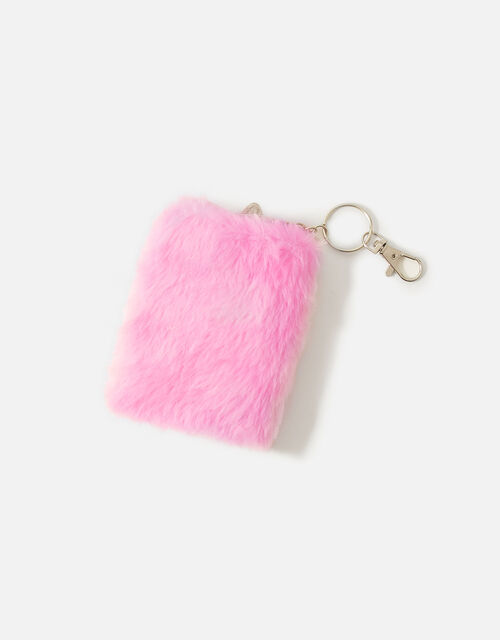 Mini Fluffy Unicorn Keychain Notebook, , large