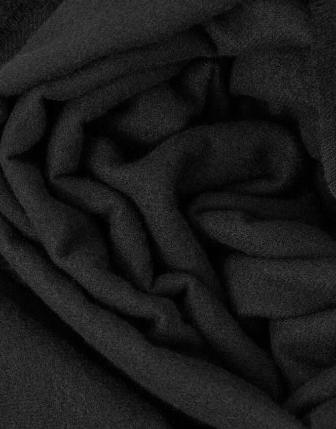 Grace Super-Soft Blanket Scarf, Black (BLACK), large
