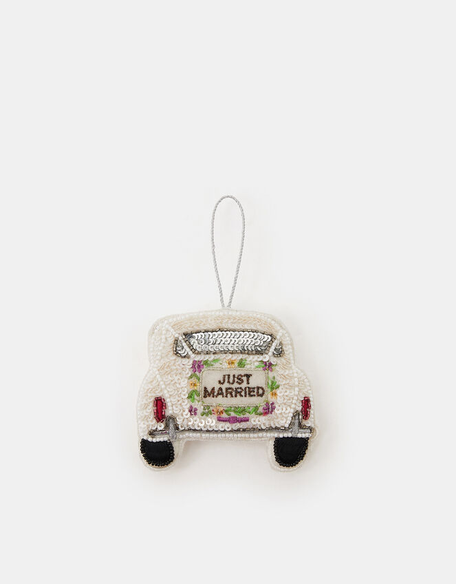 Just Married Car Christmas Tree Decoration, , large