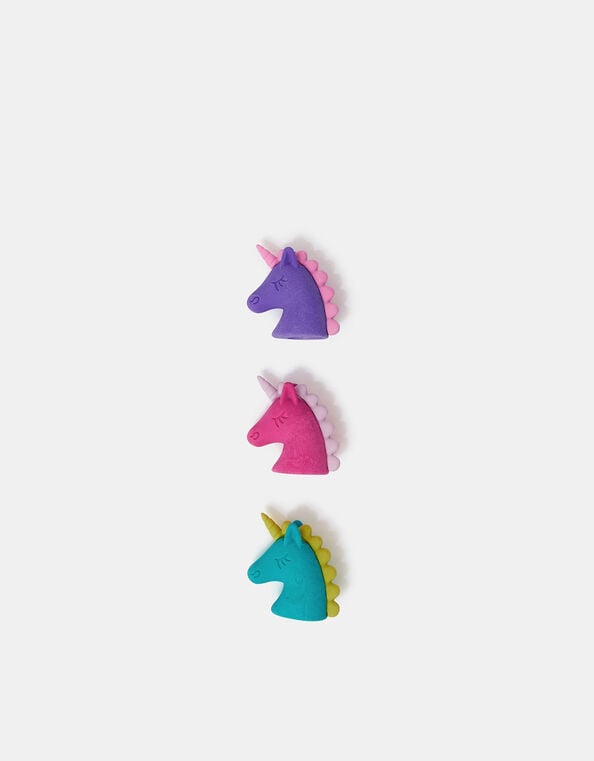 3-Pack Girls Unicorn Erasers, , large