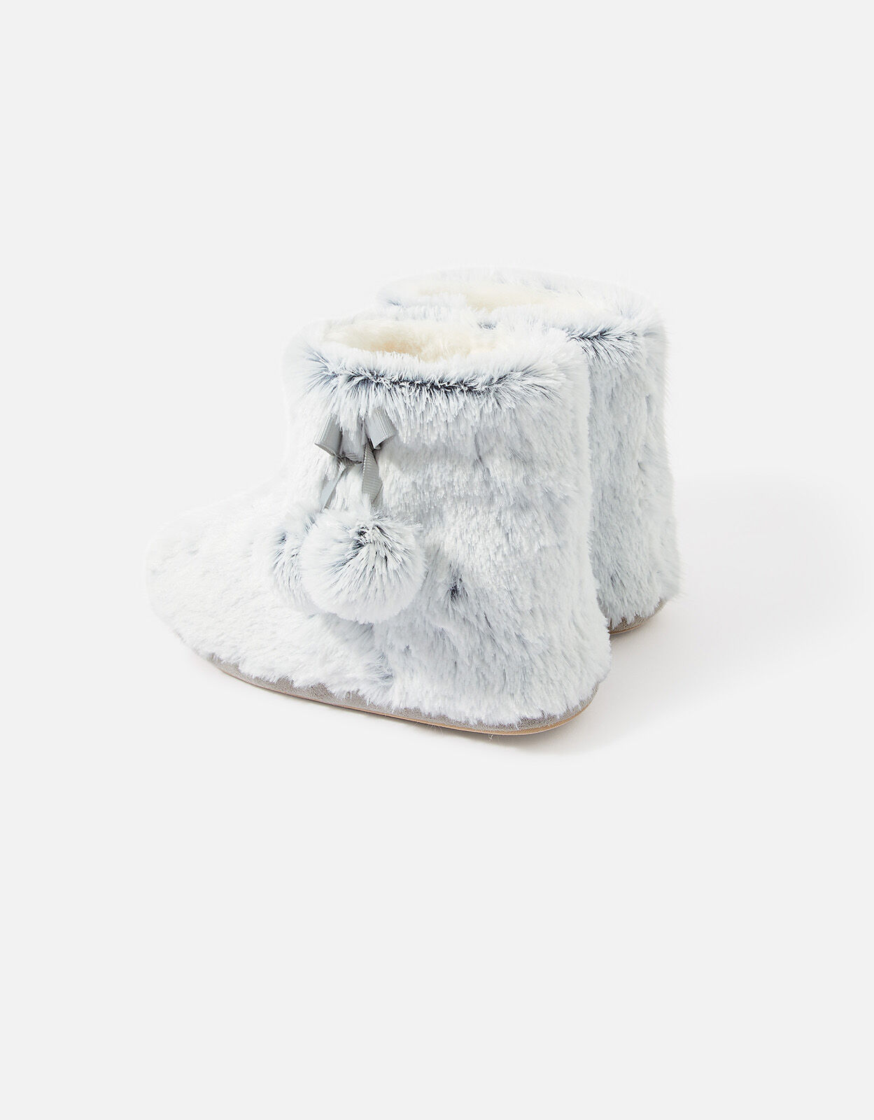 Super Soft Slipper Boots Grey 