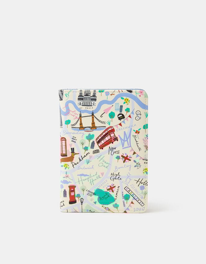London Print Passport Holder, , large