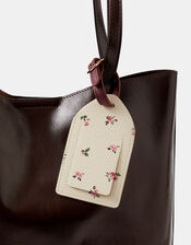 Floral Print Luggage Tag, , large