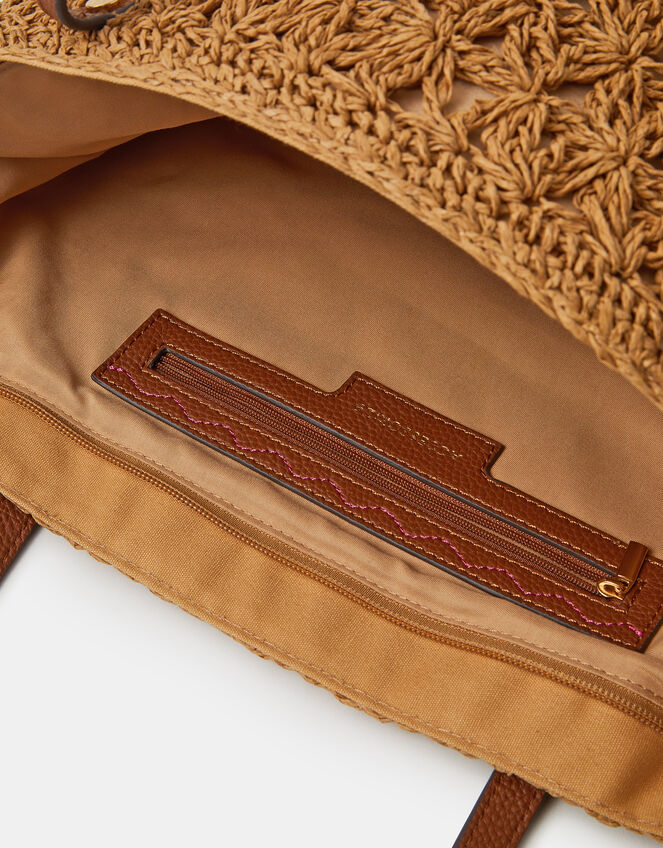 Raffia Tote Bag, , large