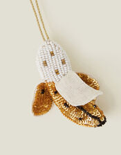 Embellished Banana ChristmasTree Decoration, , large