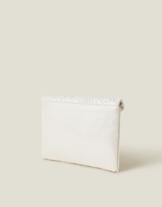 Bridal Embellished Clutch Bag, , large